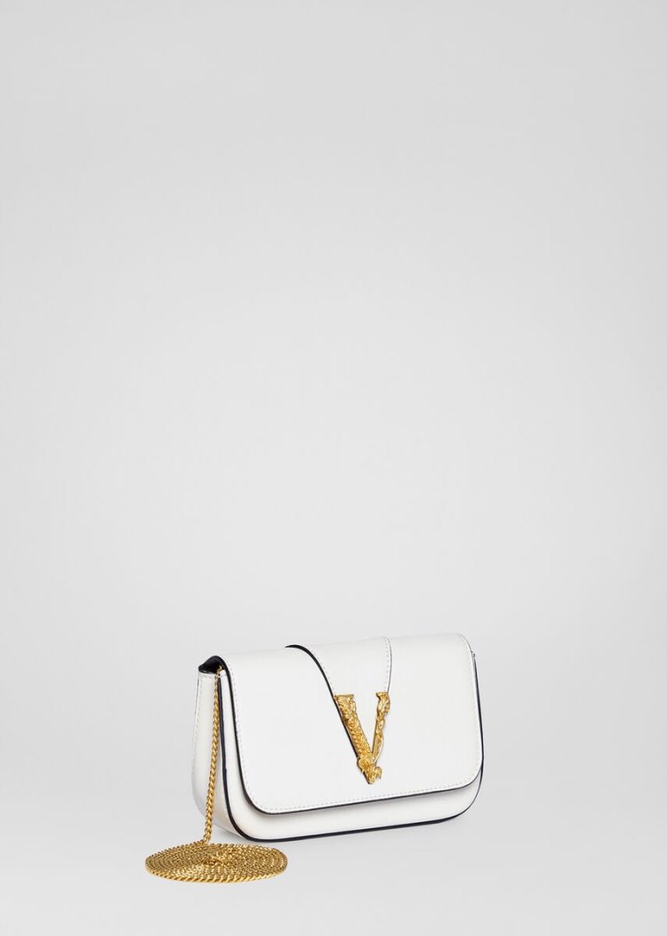 Versace Virtus Evening Bag Evening Bags γυναικεια ασπρα | HIXMYM0