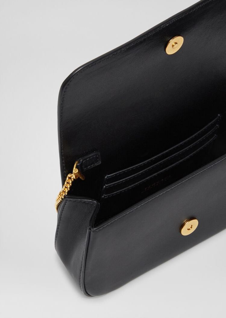 Versace Virtus Evening Bags γυναικεια μαυρα | 9ECP6UV