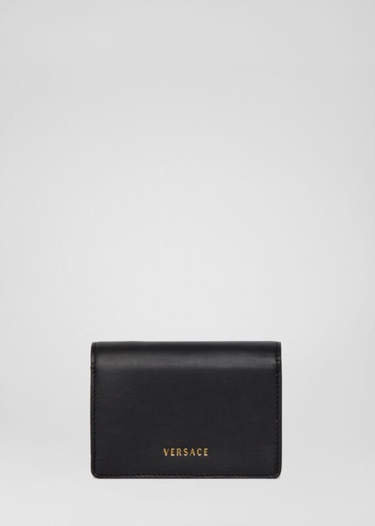 Versace Virtus Mini Chain Wallet πορτοφολια γυναικεια μαυρα | JYI2VS0