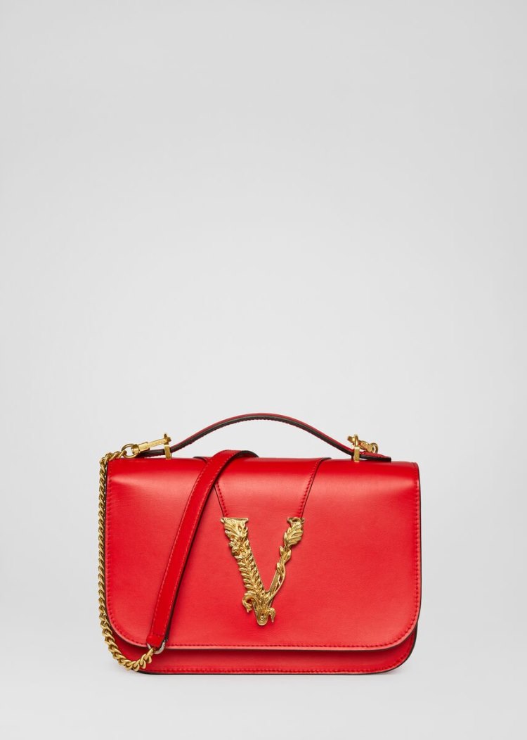 Versace Virtus Shoulder Bag τσάντεσ ώμου γυναικεια κοκκινα | SS8QX1X