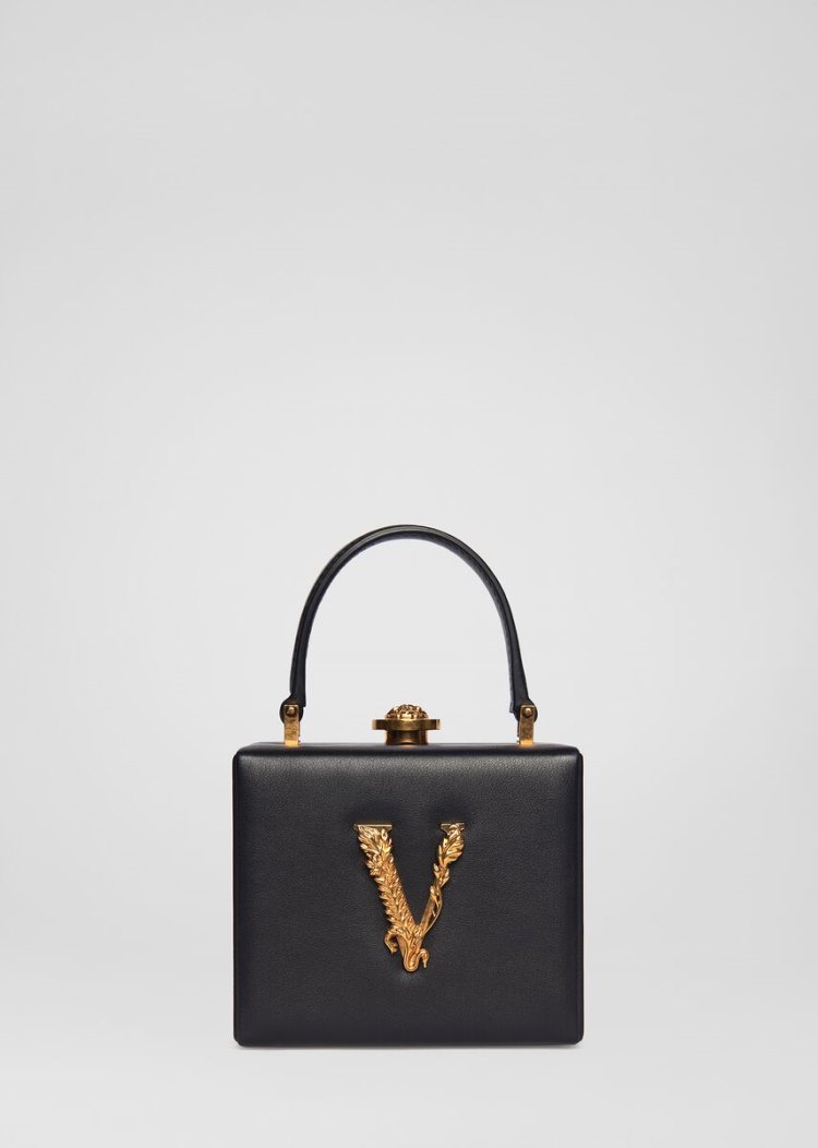Versace Virtus Square Handbag τσαντα χειροσ γυναικεια μαυρα | 5Q1LX23