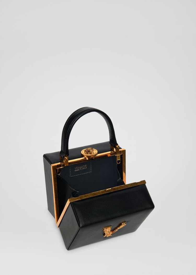 Versace Virtus Square Handbag τσαντα χειροσ γυναικεια μαυρα | 7MLNNEX