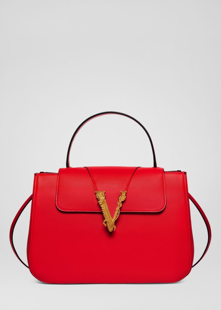 Versace Virtus Top Handle Bag Handle Bag γυναικεια κοκκινα | F09A99X