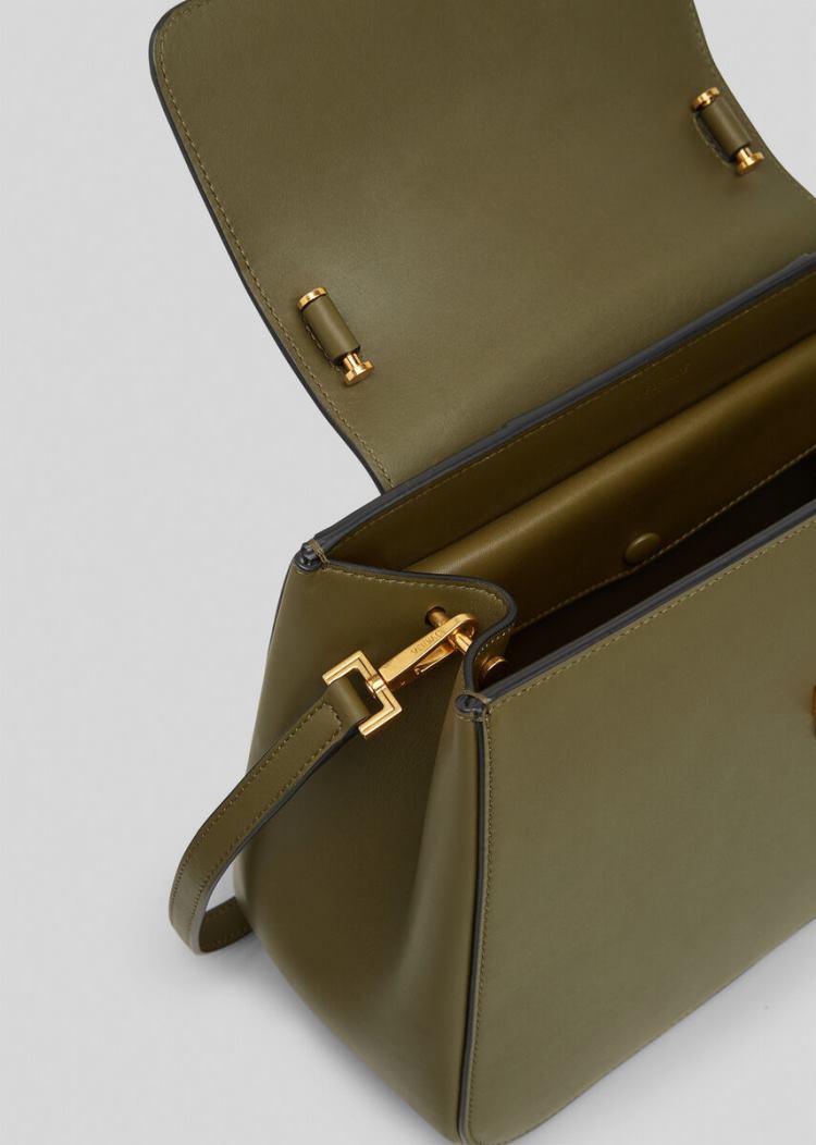 Versace Virtus Top Handle Bag Handle Bag γυναικεια πρασινο | G0REZHM