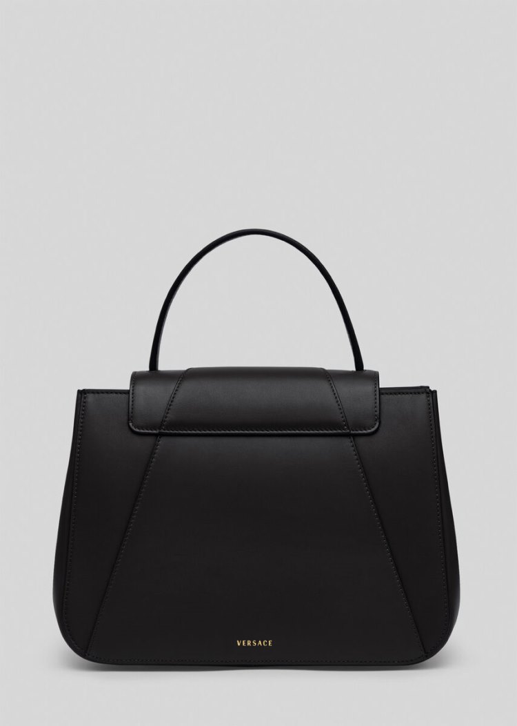 Versace Virtus Top Handle Bag Handle Bag γυναικεια μαυρα | QG7IBUU