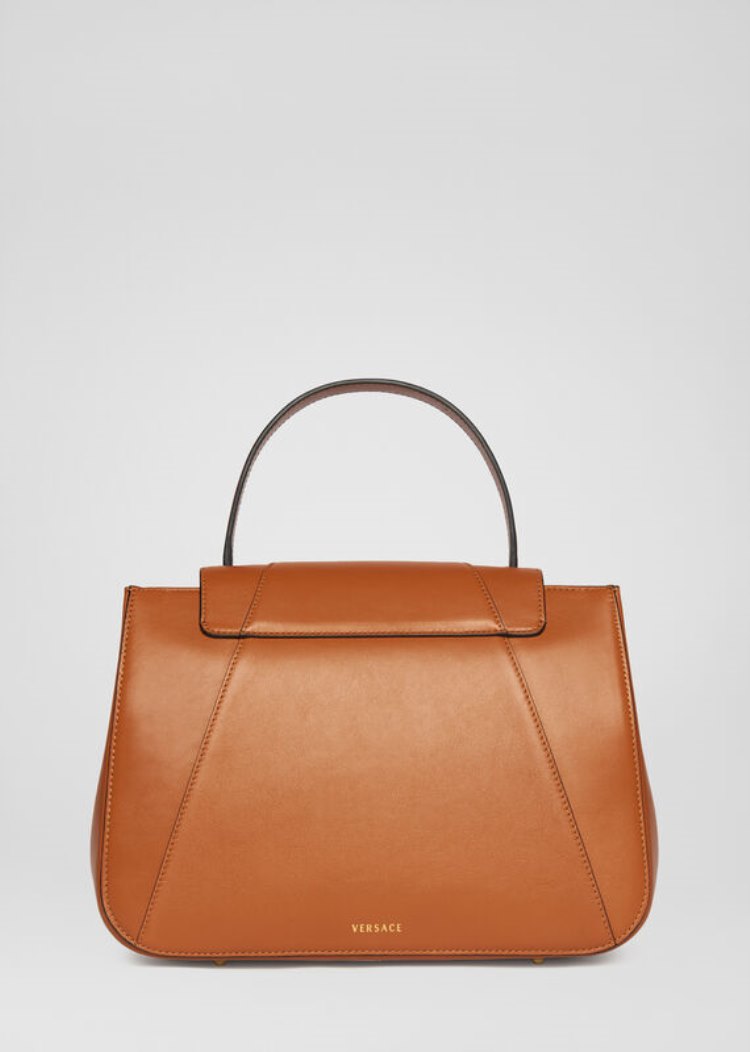 Versace Virtus Top Handle Bag Handle Bag γυναικεια καφε | YTIKWN2