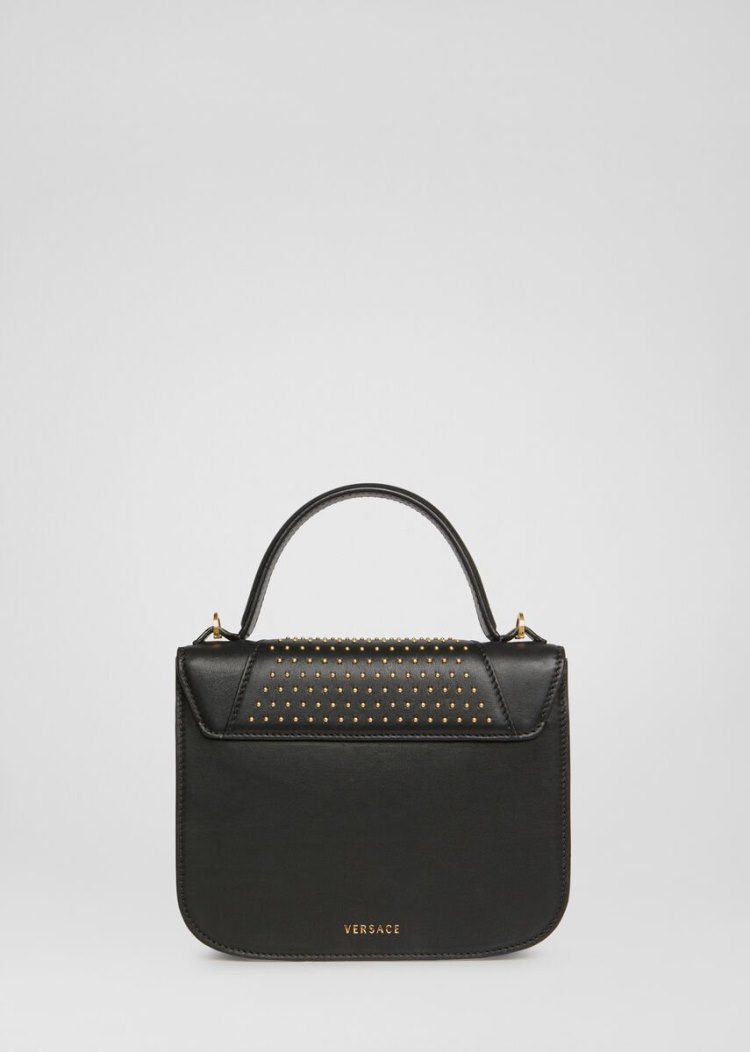 Versace Virtus Western Dual Carry Bag τσαντα χειροσ γυναικεια μαυρα | CYGEUZK
