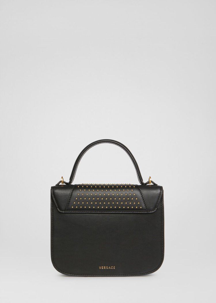 Versace Virtus Western Dual Carry Bag τσαντα χειροσ γυναικεια μαυρα | GZXJS29