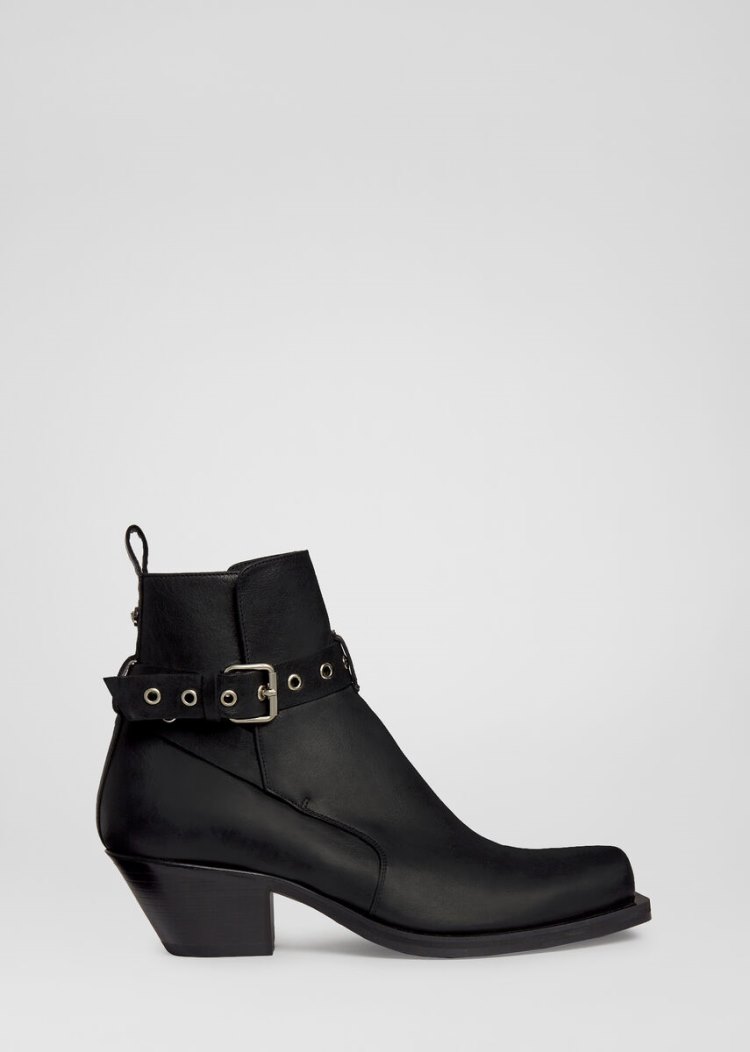 Versace Western Ankle Boots μποτεσ ανδρικα μαυρα | K2JVL4I