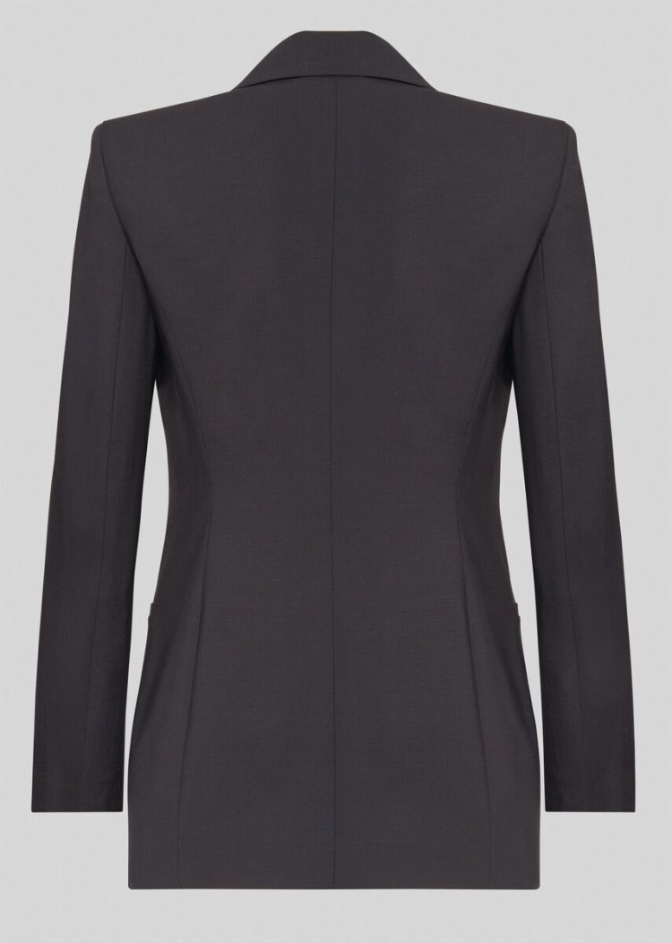 Versace Wool Blazer Μπλέιζερ γυναικεια μαυρα | ATIKY1R