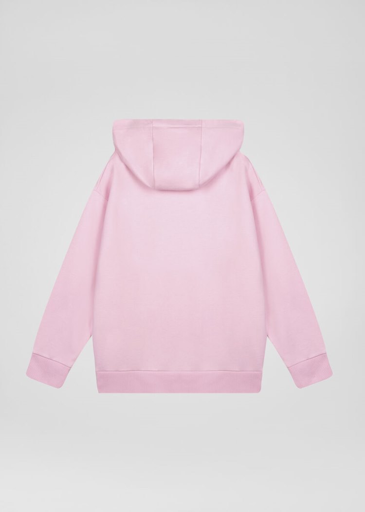 Versace Young 90s Vintage Logo Hoodie φουτερ με κουκουλα παιδικα ροζ | XXS4LRK