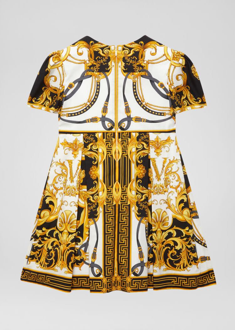 Versace Young Barocco Rodeo Print φορεμα φορεμα παιδικα Πολύχρωμο | DW3F2Y4