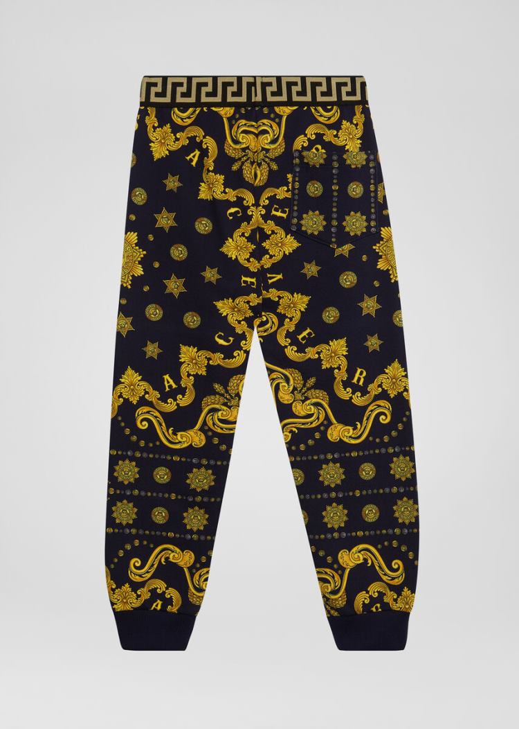 Versace Young Barocco Western Print Sweatpants παντελονι παιδικα Πολύχρωμο | 4372FFW