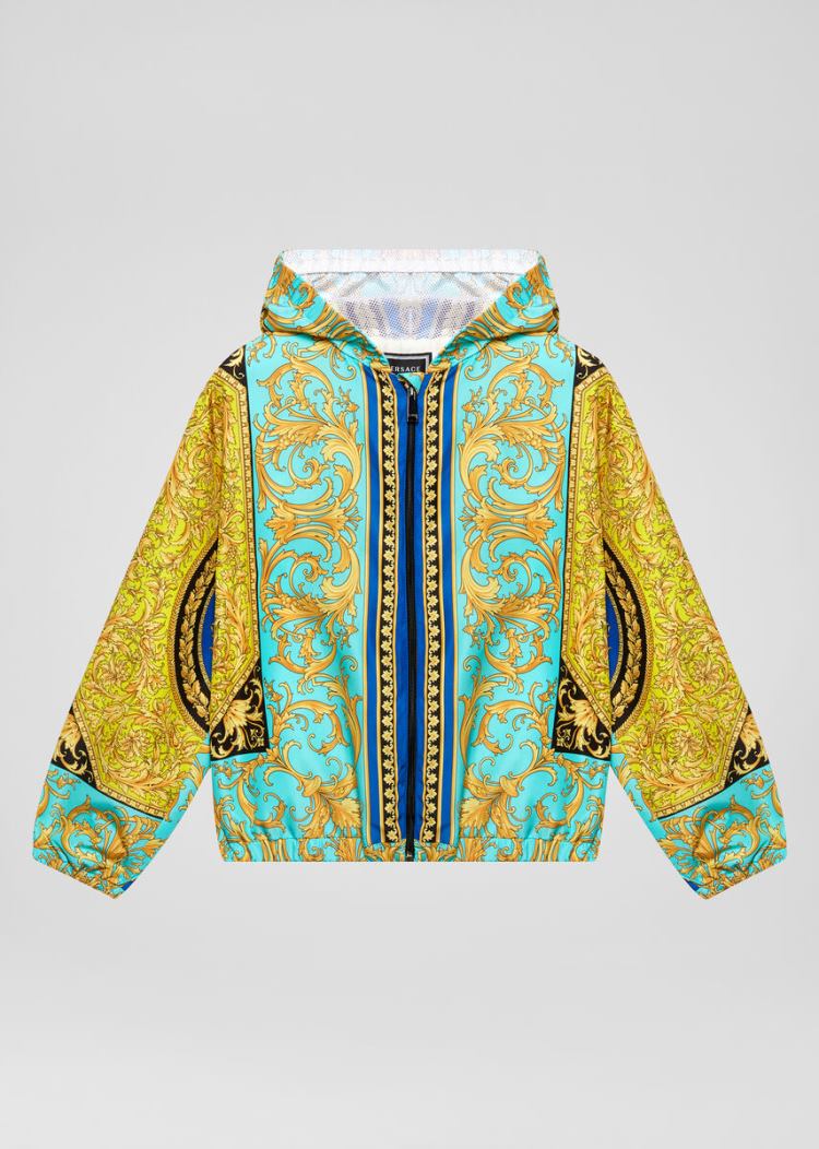 Versace Young Le Pop Classique Print Κουκουλοφόρος Jacket μπουφαν παιδικα Πολύχρωμο | 54MEO0N