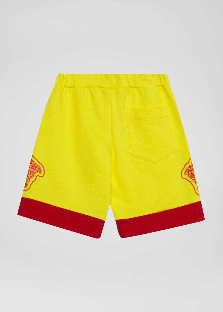 Versace Young Medusa Motif Shorts σορτσ παιδικα κίτρινα | DTRMMOY