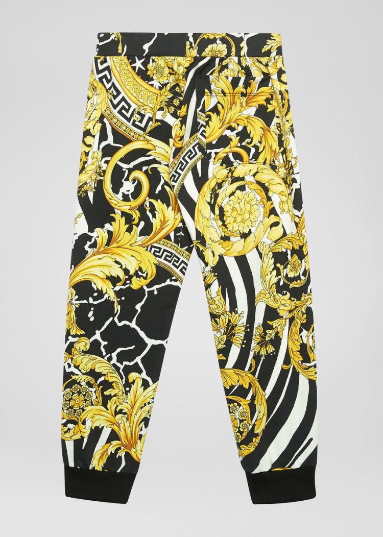 Versace Young Savage Barocco Print Sweatpants παντελονι παιδικα Πολύχρωμο | 1PHDCL3