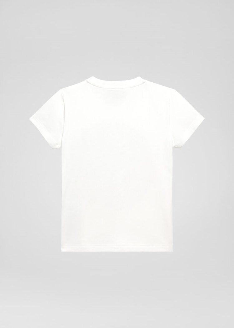 Versace Young Studded Medusa T Shirt μπλουζακια παιδικα ασπρα | MEWK3KH