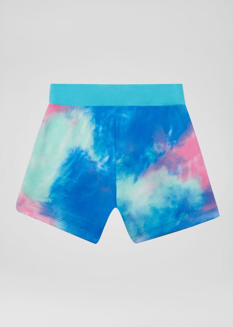 Versace Young Tie-Dye Print Medusa Shorts σορτσ παιδικα Πολύχρωμο | I662J67