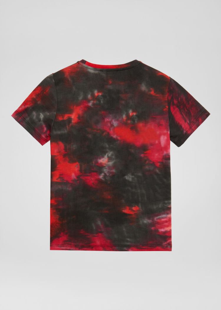 Versace Young Tie-Dye Print Western Logo T Shirt μπλουζακια παιδικα Πολύχρωμο | LQ2NUJI