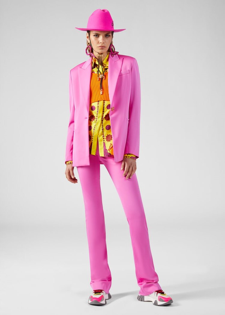 Versace Μπλούζες Barocco Western Print Silk Shirt πουκαμισα γυναικεια Πολύχρωμο | Y4ZBOEL