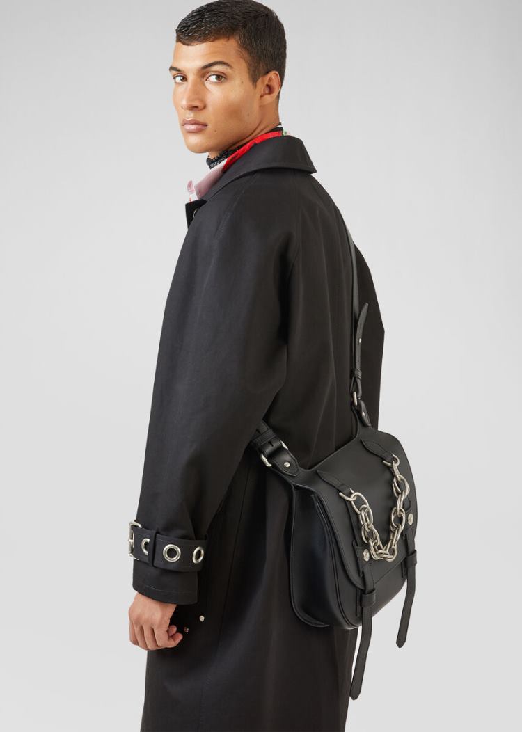 Versace ποδηλατου Satchel Bag τσάντεσ tote ανδρικα μαυρα | E4QYTBW