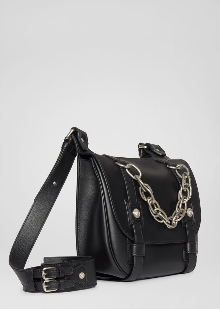 Versace ποδηλατου Satchel Bag τσάντεσ tote ανδρικα μαυρα | E4QYTBW