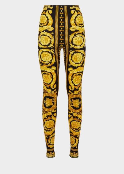 Versace Barocco FW'91 Print Leggings κολαν γυναικεια Πολύχρωμο | QI4M88Q