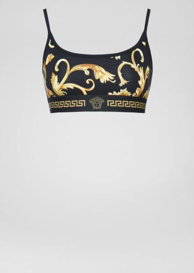 Versace Barocco Print Sports Bra αθλητικα σουτιεν γυναικεια Πολύχρωμο | 4WSZN9H