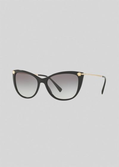 Versace Black Medusa Strass γυαλια ηλιου γυναικεια μαυρα | EOAYV52