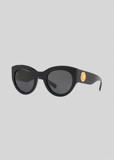 Versace Black Tribute γυαλια ηλιου γυναικεια μαυρα | 1KK7BH1