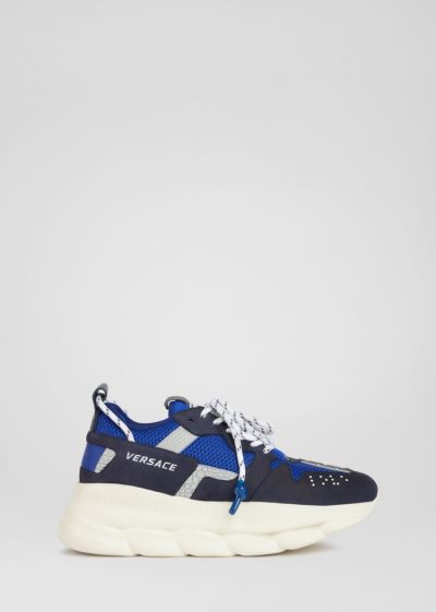 Versace Chain Reaction 2 Sneakers αθλητικα ανδρικα μπλε | ZSZU0GZ