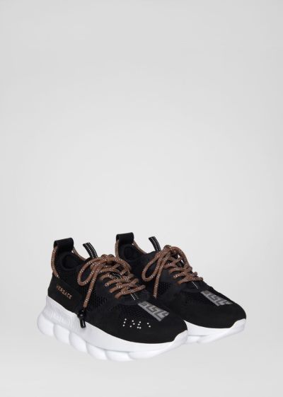 Versace Chain Reaction 2 Trainers αθλητικα γυναικεια μαυρα | FO3L2E0