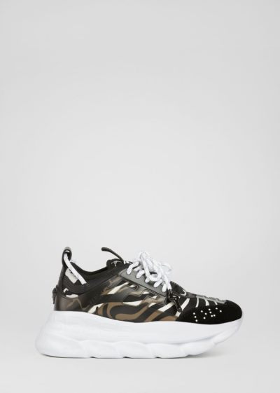 Versace Chain Reaction Trainers αθλητικα γυναικεια μαυρα | 9GD59G6