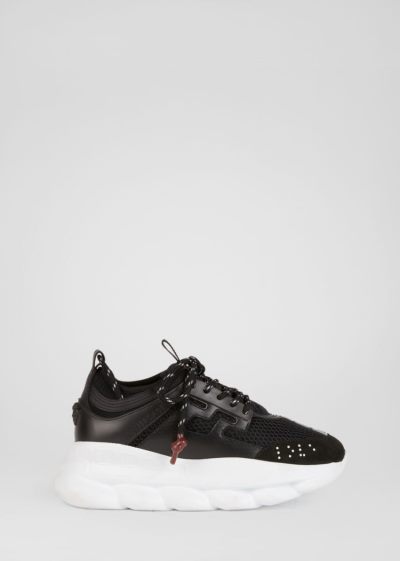 Versace Chain Reaction Trainers αθλητικα ανδρικα μαυρα | CLOXSSQ