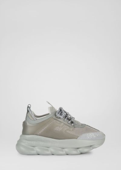 Versace Chain Reaction Trainers αθλητικα ανδρικα γκρι | M5K4C0J