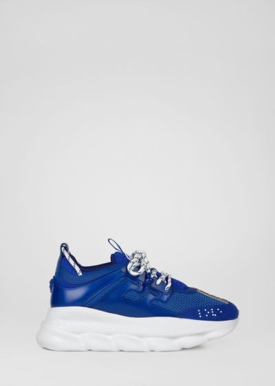 Versace Chain Reaction Trainers αθλητικα ανδρικα μπλε | RTC1KMI