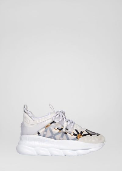 Versace Chain Reaction Trainers αθλητικα γυναικεια ασπρα | WNB13LY
