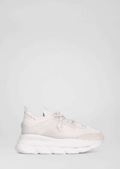 Versace Chain Reaction Trainers αθλητικα ανδρικα ασπρα | ZYGWYUD