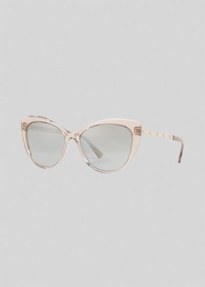 Versace Clear Medusina Cat Eye γυαλια ηλιου γυναικεια Μπεζ | M7ZJW54
