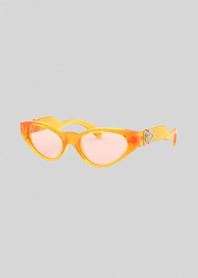 Versace Fluo Orange V-Medusa γυαλια ηλιου γυναικεια πορτοκαλι | SW5M8KC