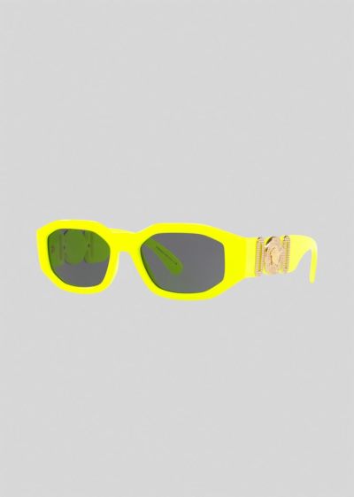 Versace Fluo Yellow Medusa Biggie γυαλια ηλιου ανδρικα κίτρινα | P1I3C03