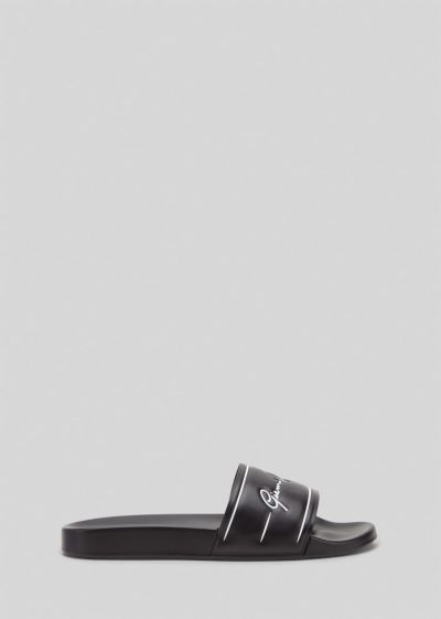 Versace GV Signature Slides παντοφλεσ ανδρικα μαυρα | LS9EC2D
