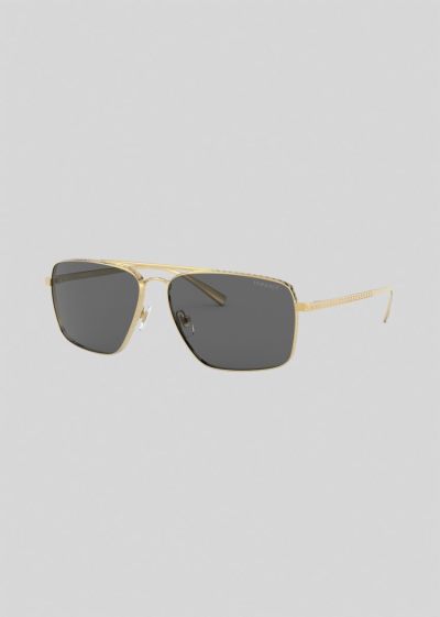 Versace Gold Greca Square γυαλια ηλιου γυναικεια χρυσο χρωμα | MCWT72M
