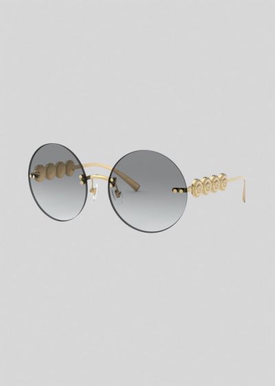 Versace Gold Signature Medusa γυαλια ηλιου γυναικεια χρυσο χρωμα | UFDEC06