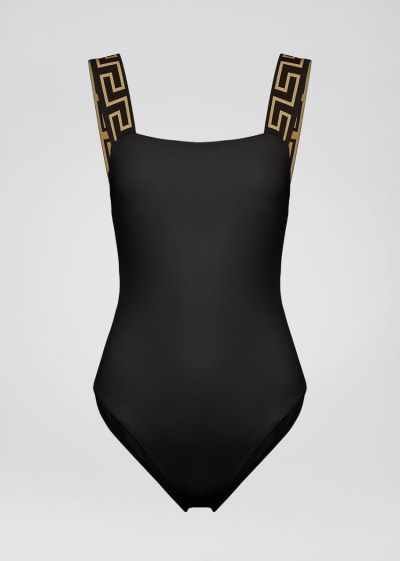 Versace Greca Border One-Piece Swimsuit μαγιό γυναικεια μαυρα | B247VWN