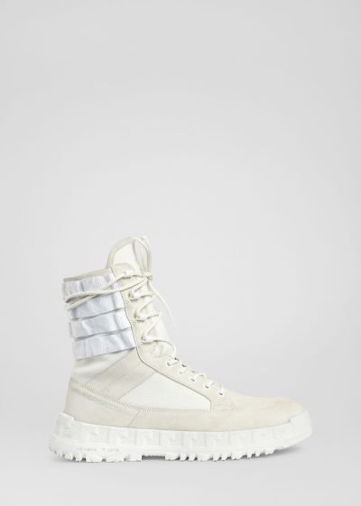 Versace Greca Rhegis Boots μποτεσ ανδρικα ασπρα | CS4IDJC