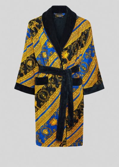 Versace I ♡ Baroque Bathrobe Μπουρνούζια ανδρικα Πολύχρωμο | JF14QBT