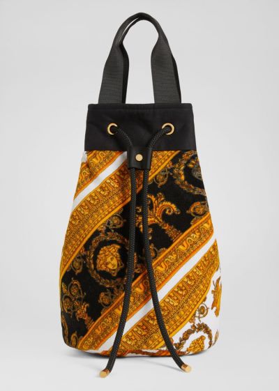 Versace I ♡ Baroque Print Beach Bag μαγιό γυναικεια Πολύχρωμο | SKZYPAP