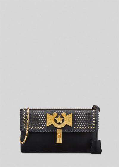 Versace Icon Western Clutch Bag τσάντα clutch γυναικεια μαυρα | VZQ0PZJ