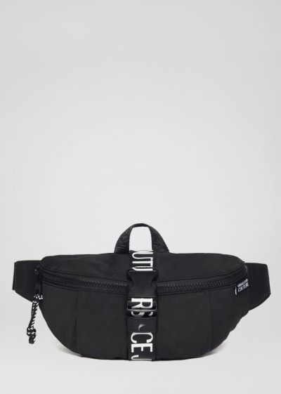 Versace Jeans Couture Logo Belt Bag Τσαντα Μεσησ Jeans Couture μαυρα | LX4DI08